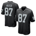 Vanessashop LV.Raiders #87 Michael Mayer Player Black Home Game Stitched Jerseys
