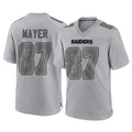 Vanessashop LV.Raiders #87 Michael Mayer Player Gray Atmosphere Fashion Limited Game Stitched Jerseys