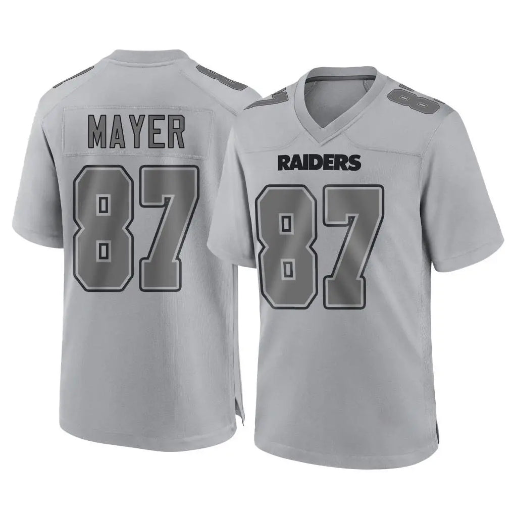 Vanessashop LV.Raiders #87 Michael Mayer Player Gray Atmosphere Fashion Limited Game Stitched Jerseys