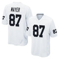 Vanessashop LV.Raiders #87 Michael Mayer Player White Home Game Stitched Jerseys