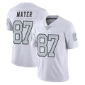 Vanessashop LV.Raiders #87 Michael Mayer Player White Limited Color Rush Home Game Stitched Jerseys