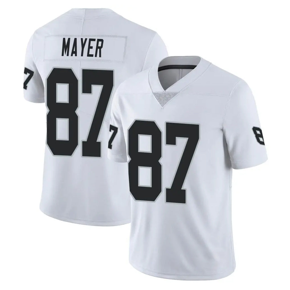 Vanessashop LV.Raiders #87 Michael Mayer Player White Limited Vapor Untouchable Home Game Stitched Jerseys