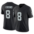 Vanessashop LV.Raiders #8 Kirk Cousins Player Black Limited Vapor F.U.S.E. Home Game Stitched Jerseys