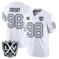 Vanessashop LV.Raiders #98 Maxx Crosby Player White 2026 Vapor Limited Home Game Stitched Jerseys