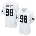 Vanessashop LV.Raiders #98 Maxx Crosby Player White Home Game Stitched Jerseys