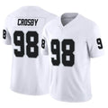 Vanessashop LV.Raiders #98 Maxx Crosby Player White Limited Vapor F.U.S.E. Home Game Stitched Jerseys