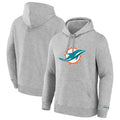 Vanessashop M.Dolphins Gray LOGO Pullover Hoodies Limited Blank Player Stitched Jerseys