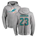 Vanessashop M.Dolphins #23 Zayne Anderson Player Gray LOGO Pullover Hoodies Limited Stitched Jerseys