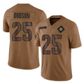 Vanessashop M.Dolphins #25 Tyrel Dodson Player Brown Salute To Service Limited Stitched Jerseys