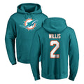 Vanessashop M.Dolphins #2 Malik Willis Player Aqua LOGO Pullover Hoodies Limited Stitched Jerseys