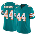 Vanessashop M.Dolphins #44 Chop Robinson Player Aqua Limited Alternate Vapor F.U.S.E. Home Game Stitched Jerseys