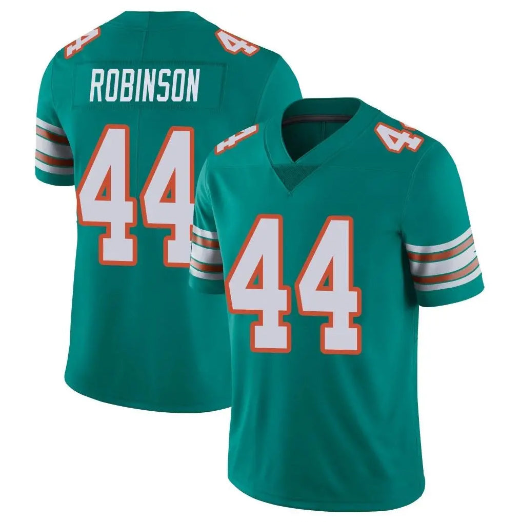 Vanessashop M.Dolphins #44 Chop Robinson Player Aqua Limited Alternate Vapor Untouchable Home Game Stitched Jerseys