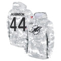 Vanessashop M.Dolphins #44 Chop Robinson Player Arctic Camo Salute to Service Hoodies Limited Game Stitched Jerseys