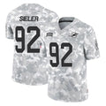 Vanessashop M.Dolphins #92 Zach Sieler Player Arctic Camo Salute To Service Limited Game Stitched Jerseys