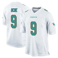 Vanessashop M.Dolphins #9 Joshua Uche Player White Home Game Stitched Jerseys