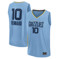 Vanessashop M.Grizzlies #10 Luke Kennard Light Blue Fast Break Replica Player Stitched Jerseys- Statement Edition