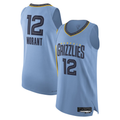 Vanessashop M.Grizzlies #12 Ja Morant Light Blue Authentic Player Stitched Jerseys- Statement Edition