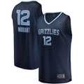 Vanessashop M.Grizzlies #12 Ja Morant Navy Fast Break Replica Stitched Jerseys- Icon Edition