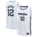 Vanessashop M.Grizzlies #12 Ja Morant White 202526 City Edition Fast Break Stitched Jerseys