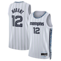 Vanessashop M.Grizzlies #12 Ja Morant White 202526 Swingman Stitched Jerseys- City Edition