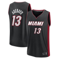 Vanessashop M.Heat #13 Bam Adebayo  Black Fast Break Replica Jerseys - Icon Edition