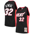 Vanessashop M.Heat #32 Shaquille O'Neal Mitchell & Ness Black Hardwood Classics Swingman Jerseys
