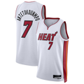 Vanessashop M.Heat #7 Giannis Antetokounmpo White Swingman Jerseys - Association Edition