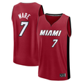 Vanessashop M.Heat #7 Kel'el Ware  Red Fast Break Player Jerseys - Statement Edition
