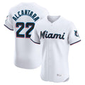 Vanessashop M.Marlins #22 Sandy Alcantara Player White  Home Limited Elite Stitched Jerseys