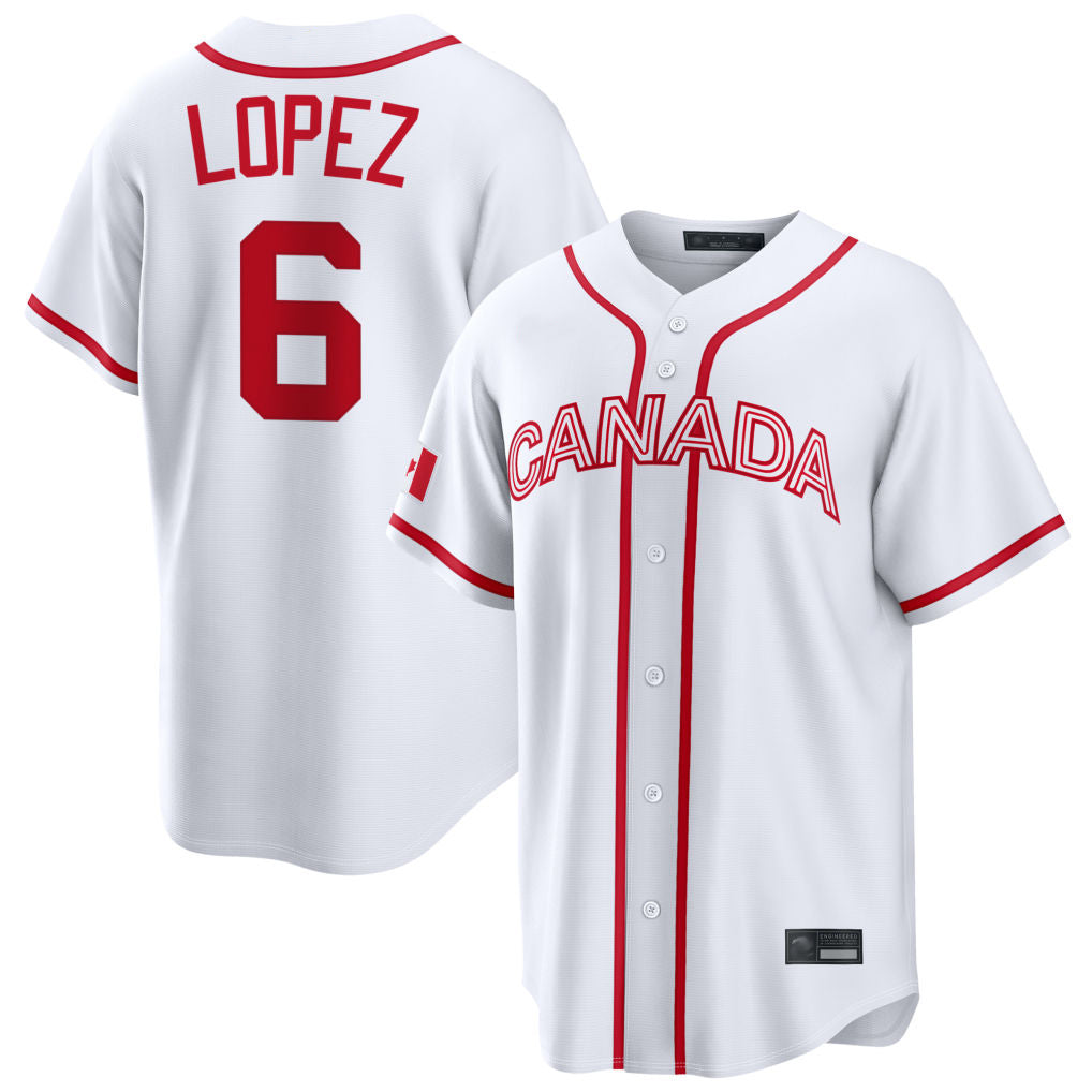 Vanessashop M.Marlins #6 Otto Lopez Player White 2026 World Classic Home Pick-A-Player Stitched Jerseys