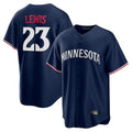 Vanessashop M.Twins #23 Royce Lewis Player Navy Replica Alternate Home Stitched Jerseys