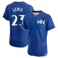 Vanessashop M.Twins #23 Royce Lewis Player Royal City Connect Limited Elite Home Stitched Jerseys