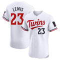 Vanessashop M.Twins #23 Royce Lewis Player White Home Limited Elite Stitched Jerseys