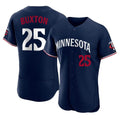 Vanessashop M.Twins #25 Byron Buxton Player Navy Replica Home Limited Elite Stitched Jerseys