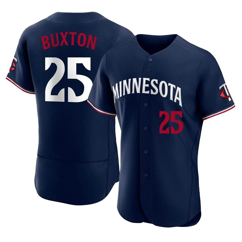 Vanessashop M.Twins #25 Byron Buxton Player Navy Replica Home Limited Elite Stitched Jerseys