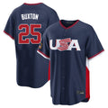 Vanessashop M.Twins #25 Byron Buxton Player Navy USA 2026 World Classic Limited Home Stitched Jerseys