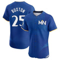 Vanessashop M.Twins #25 Byron Buxton Player Royal City Connect Limited Elite Home Stitched Jerseys