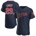Vanessashop M.Twins #29 Rod Carew Player Navy 60th Home Limited Elite Stitched Jerseys