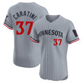 Vanessashop M.Twins #37 Victor Caratini Player Gray Home Limited Elite Stitched Jerseys