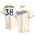 Vanessashop M.Twins #38 Matt Wallner Player Cream Game Limited Home Stitched Jerseys