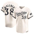Vanessashop M.Twins #38 Matt Wallner Player Cream Home Limited Stitched Jerseys