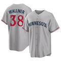 Vanessashop M.Twins #38 Matt Wallner Player Gray Game Limited Home Stitched Jerseys