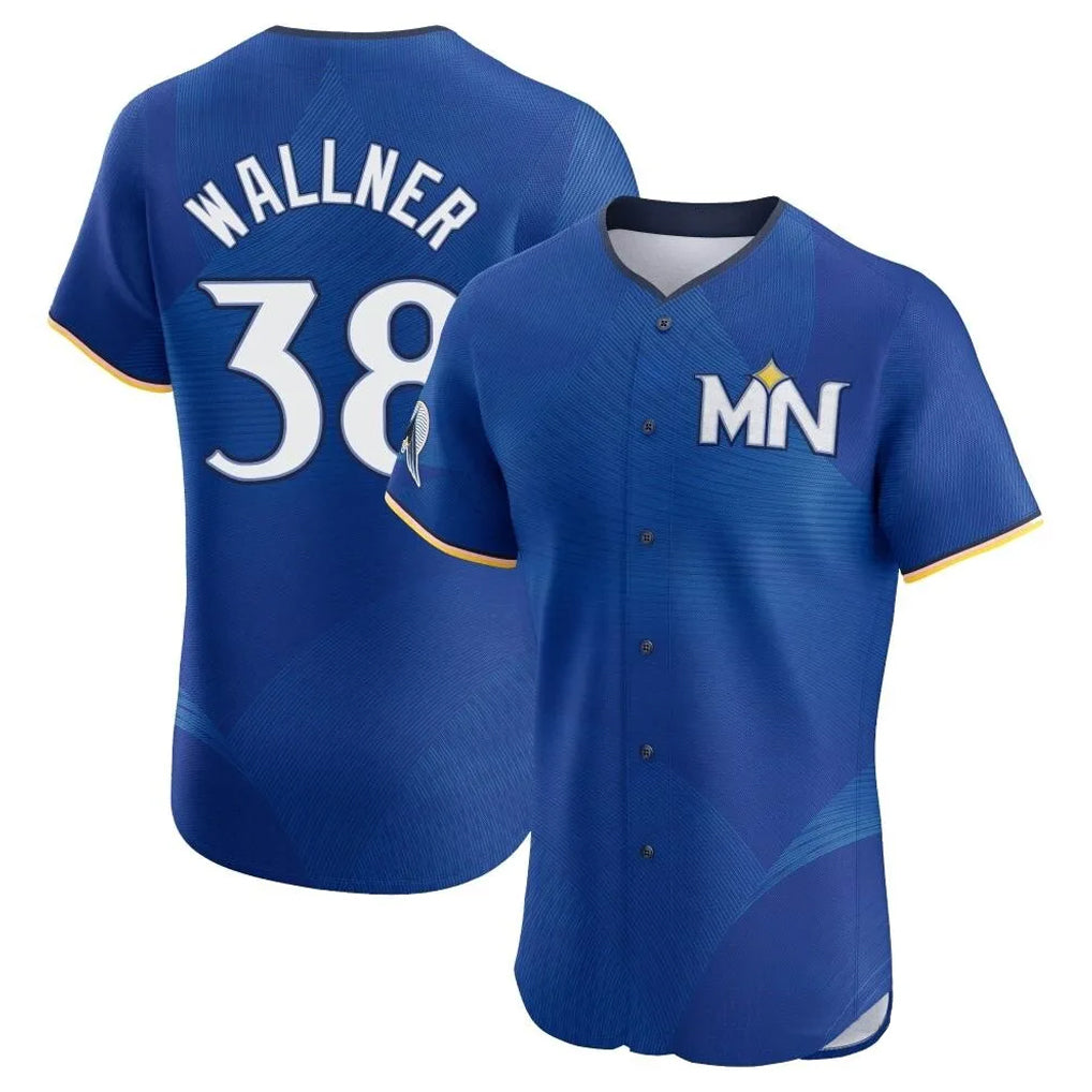 Vanessashop M.Twins #38 Matt Wallner Player Royal City Connect Limited Elite Home Stitched Jerseys