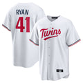 Vanessashop M.Twins #41 Joe Ryan Player White Home Game Stitched Jerseys