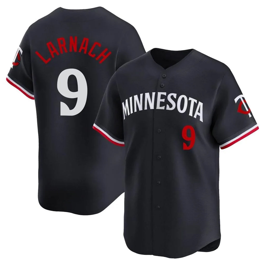 Vanessashop M.Twins #9 Trevor Larnach Player Navy Home Limited Stitched Jerseys