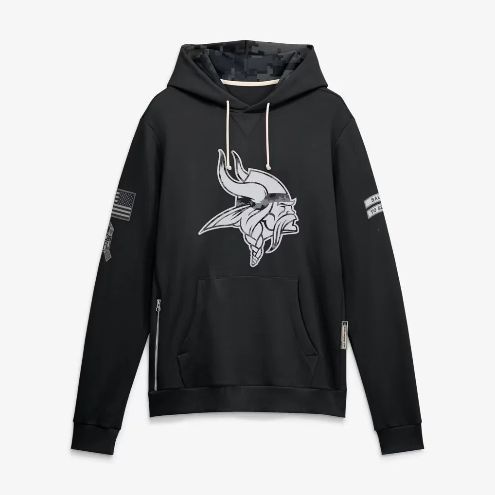 Vanessashop M.Vikings 2026 Salute To Service Club Pullover Hoodie Cheap sale Birthday and Christmas gifts Stitched American Football Jersey