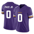 Vanessashop M.Vikings #0 Ivan Pace Jr. Player Purple Limited Vapor F.U.S.E. Home Game Stitched Jerseys