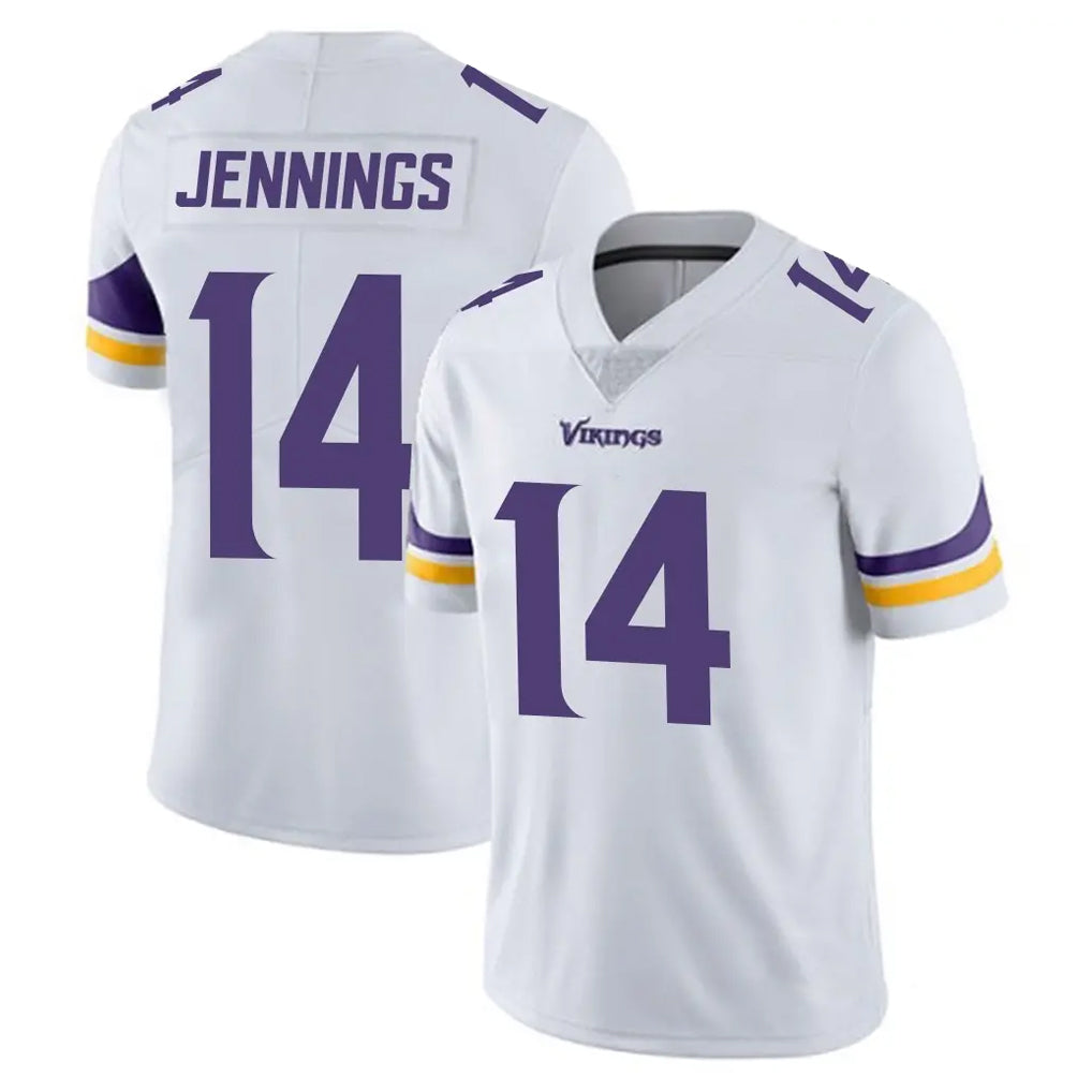 Vanessashop M.Vikings #14 Jauan Jennings Player White Limited Vapor Untouchable Home Game Stitched Jerseys