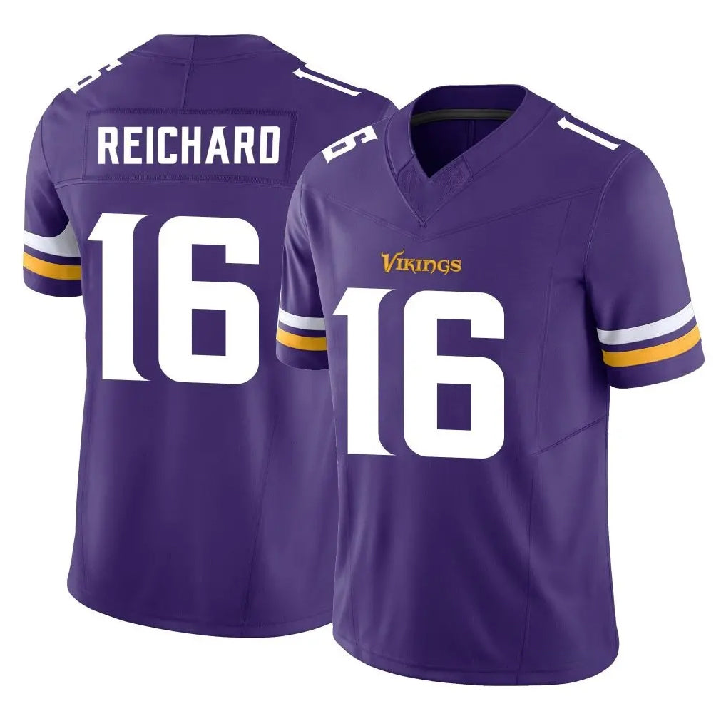 Vanessashop M.Vikings #16 Will Reichard Player Purple Limited Vapor F.U.S.E. Home Game Stitched Jerseys