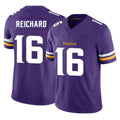 Vanessashop M.Vikings #16 Will Reichard Player Purple Limited Vapor F.U.S.E. Home Game Stitched Jerseys